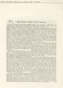 Dsiga Wertows Mann mit der Kamera