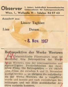 Retrospektive der Werke Wertows