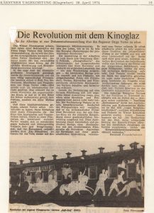 Die Revolution mit dem Kinoglaz