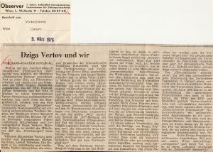 Dziga Vertov und wir