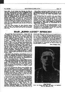 Das 'Kino-Auge' spricht