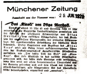 Das 'Kinoki' von Dsiga Werthoff