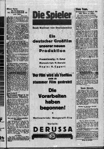 Film auf einer photographischen Ausstellung