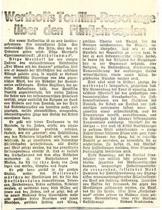 Werthoffs Tonfilm-Reportage über den Fünfjahresplan