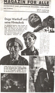 Dsiga Werthoff und seine Filmtechnik
