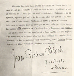 Über "Tri Pesni o Lenine"