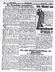 Die erste Regierungshandlung: ein Filmverbot