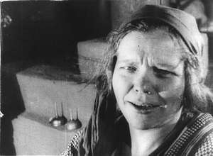 Frau in Großaufnahme