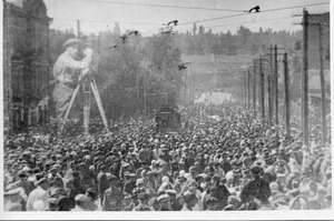 Mehrfachbelichtung Kaufman über Menge