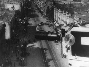 Kamera über den Dächern