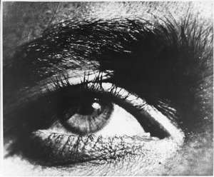 Auge in Großaufnahme