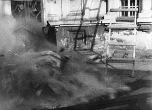 Kirchenspitze ist gefallen