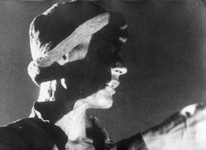 Eisenarbeiter in Großaufnahme - Variante