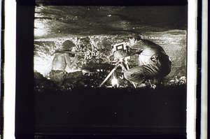 Kameramann im Stollen