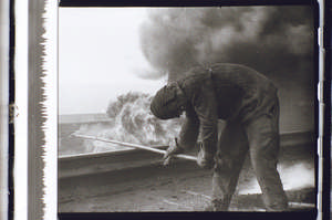 Arbeiter mit brennender Schlacke Motiv 4